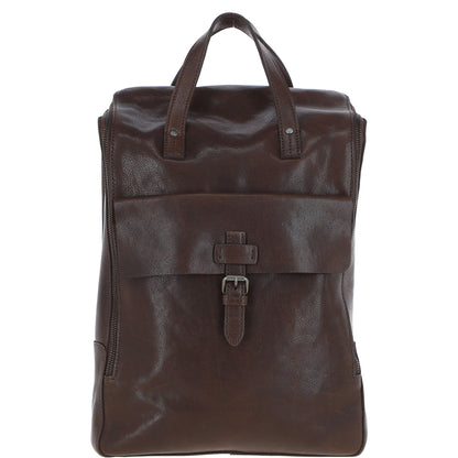 Ashwood Leather TOMMY Brown Leather Rucksack