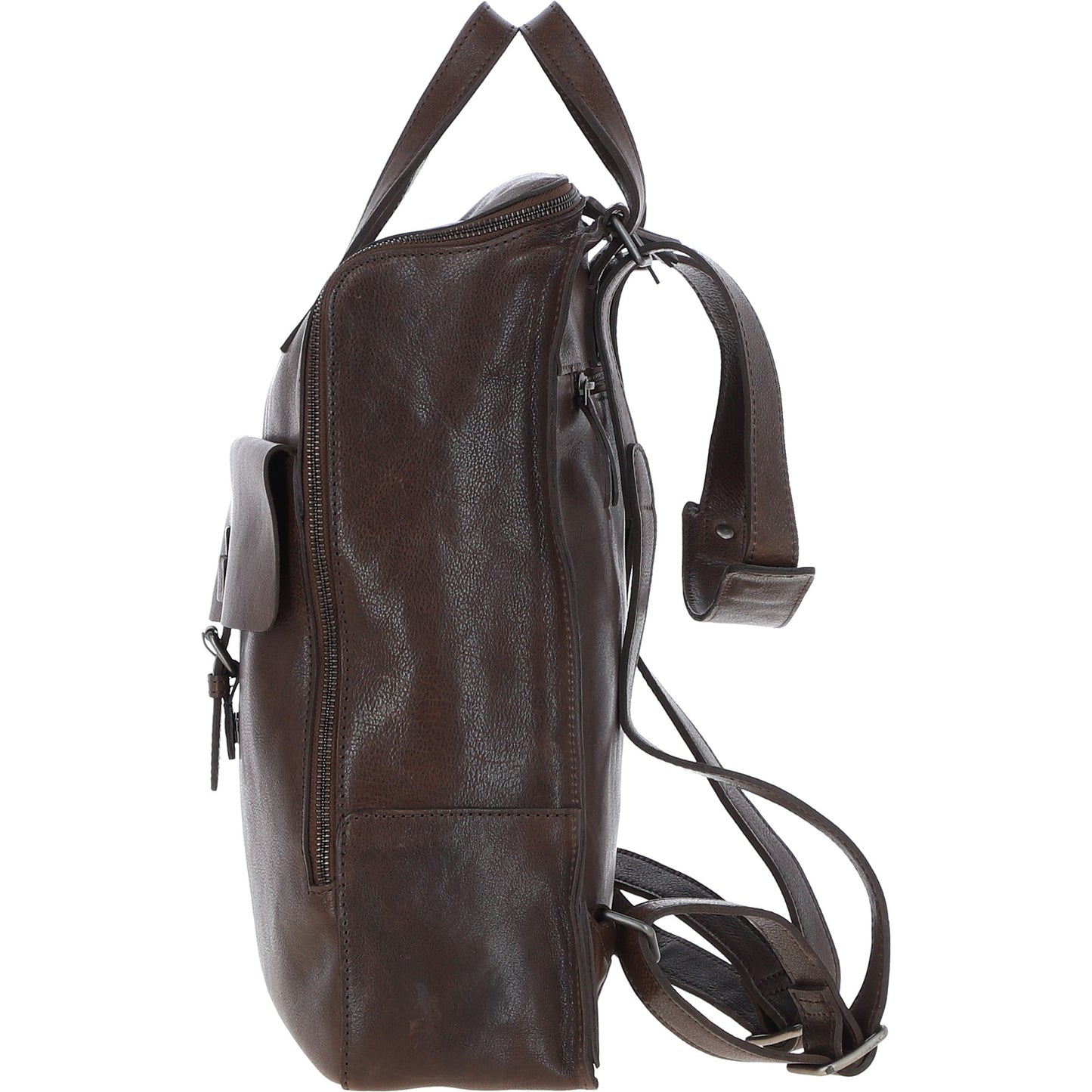 Ashwood Leather TOMMY Brown Leather Rucksack