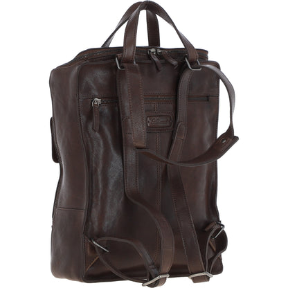 Ashwood Leather TOMMY Brown Leather Rucksack