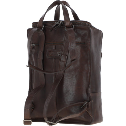 Ashwood Leather TOMMY Brown Leather Rucksack