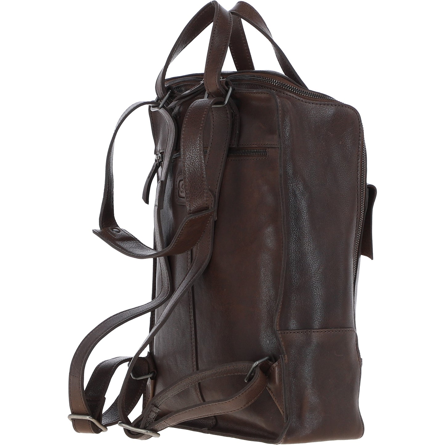 Ashwood Leather TOMMY Brown Leather Rucksack