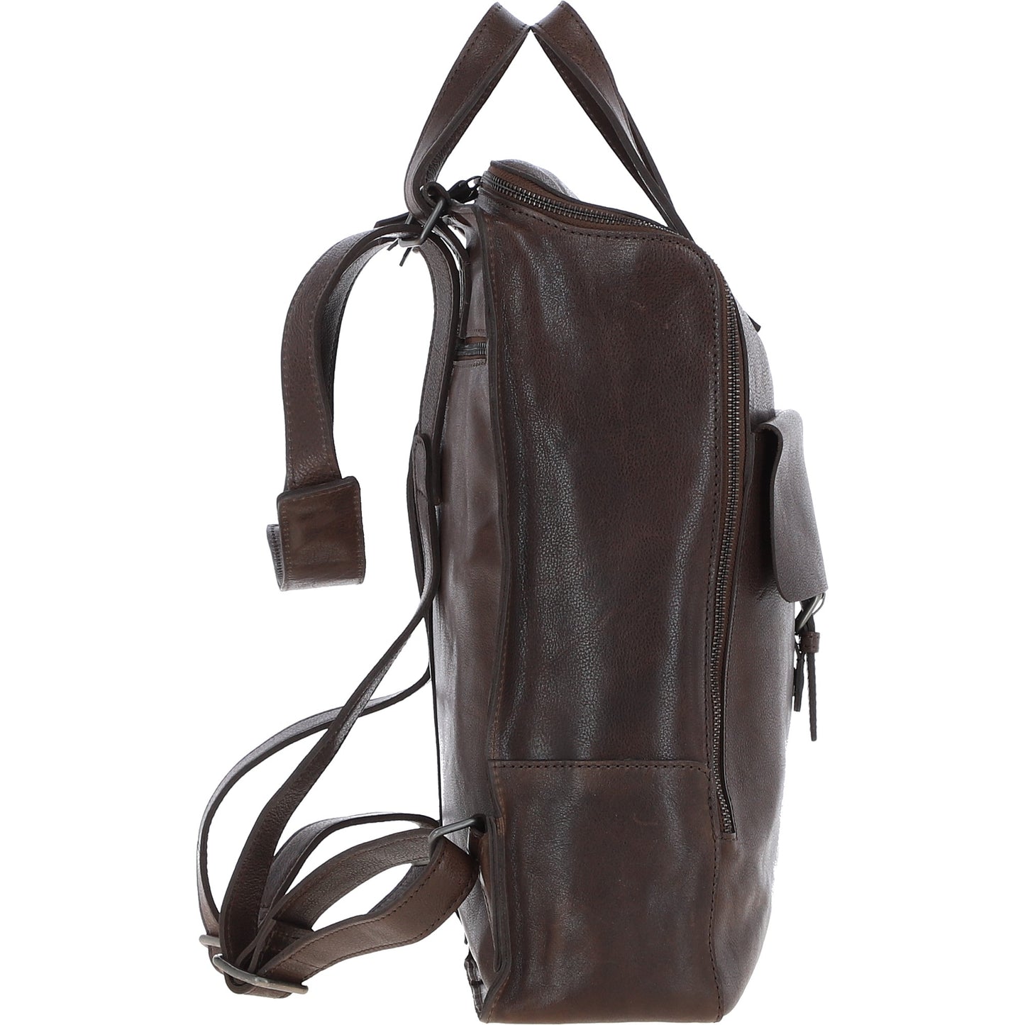 Ashwood Leather TOMMY Brown Leather Rucksack