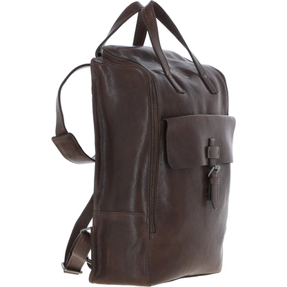 Ashwood Leather TOMMY Brown Leather Rucksack