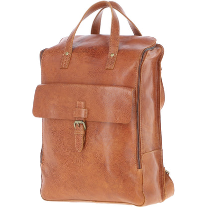 Ashwood Leather TOMMY Tan Leather Rucksack