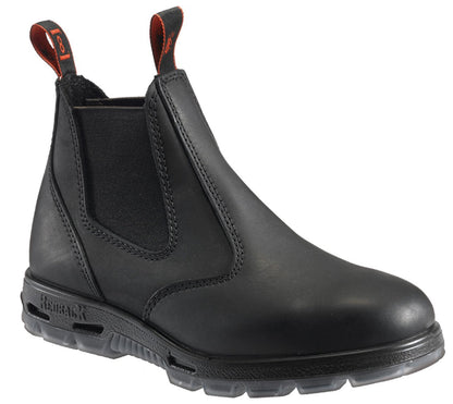 Redback UBBK Bobcat Black Chelsea Boots with Soft Toe