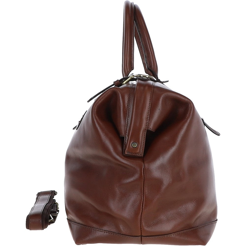 Ashwood Leather DR.BAG Brandy Leather Holdall Bag