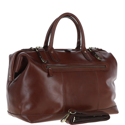 Ashwood Leather DR.BAG Brandy Leather Holdall Bag