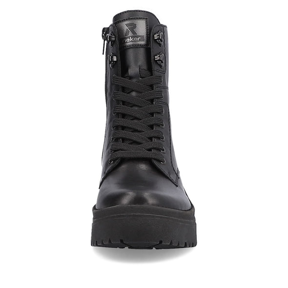 Rieker Evolution W0371-00 TEX Black Lace Boots