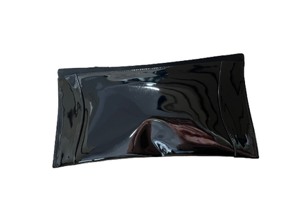 Bioeco by Arka B0002 0026+0007 Black Suede Leather Dressy Formal Clutch Bag