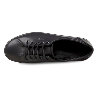 Ecco 009473 00101 Soft II Black Lace Shoes