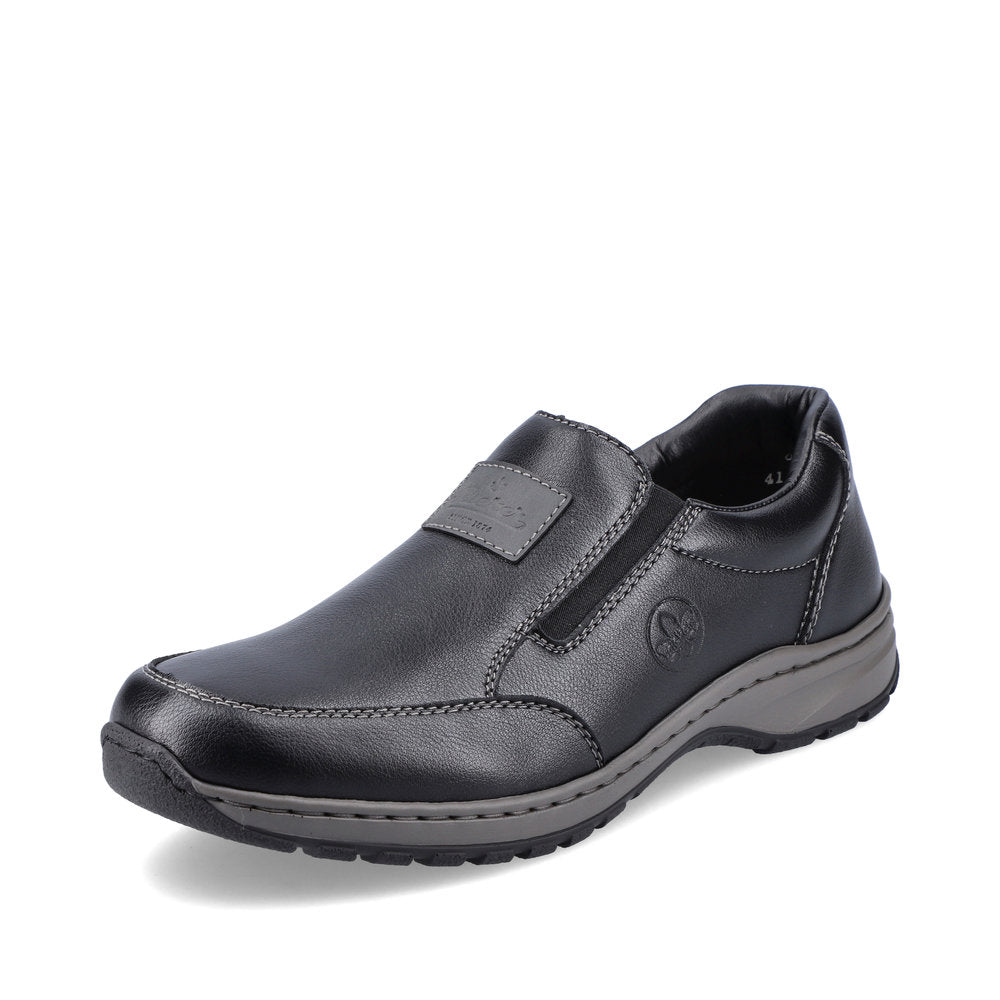 Rieker 03354-03 Black Casual Slip On Shoes