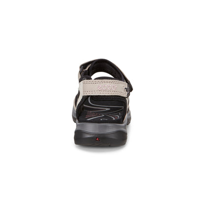 Ecco 069563 54695 Offroad Yucatan Atmosphere/Ice Taupe Black Velcro Sandals