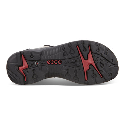 Ecco 069563 54695 Offroad Yucatan Atmosphere/Ice Taupe Black Velcro Sandals