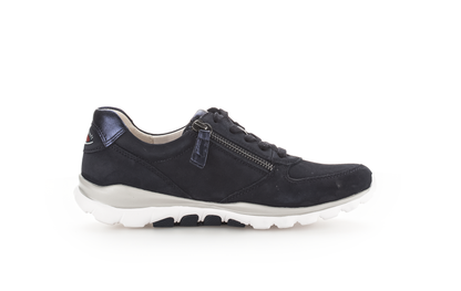 Gabor 06.968.46 Rollingsoft Navy Blue Sneakers with Zip