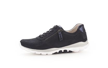 Gabor 06.968.46 Rollingsoft Navy Blue Sneakers with Zip