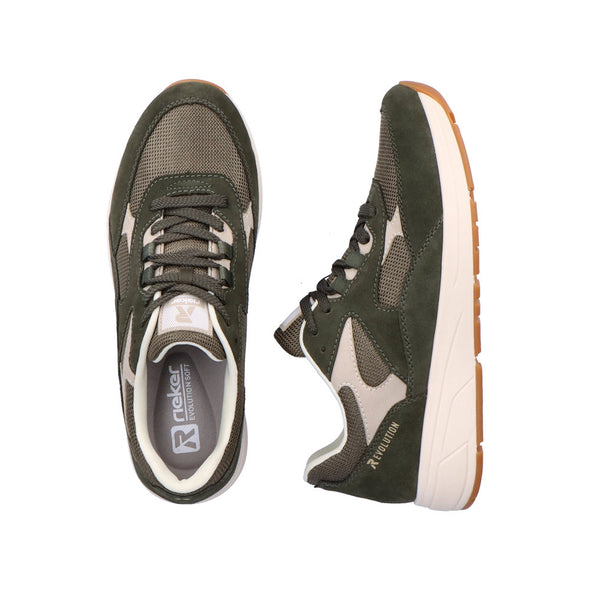 Rieker 07000-54 Evolution Khaki Green Combi Sneakers