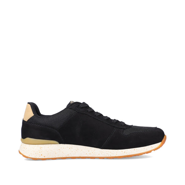 Rieker 07601-01 Evolution Black & Sand Sneakers