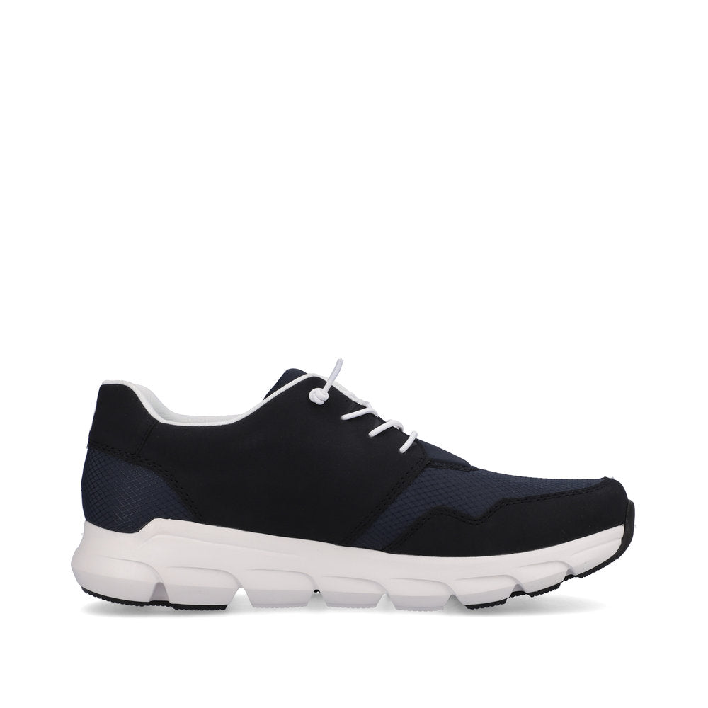 Rieker 07811-14 Evolution Navy Combi Sneakers with White & Black Spare Laces