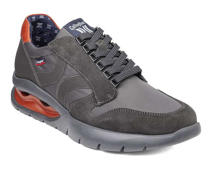 Callaghan 45405 Grey & Orange Lace Sneakers
