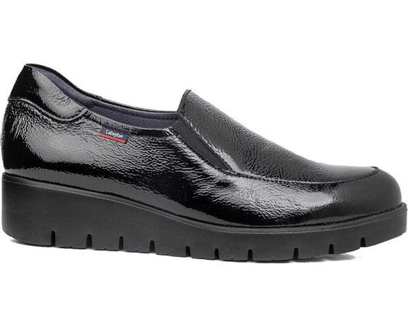 Callaghan 89878 Black Patent Slip On Loafers