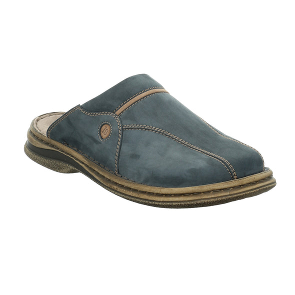 Josef Seibel 10999 751 541 Klaus Blue Jeans/Denim Slip On Mule Sandals