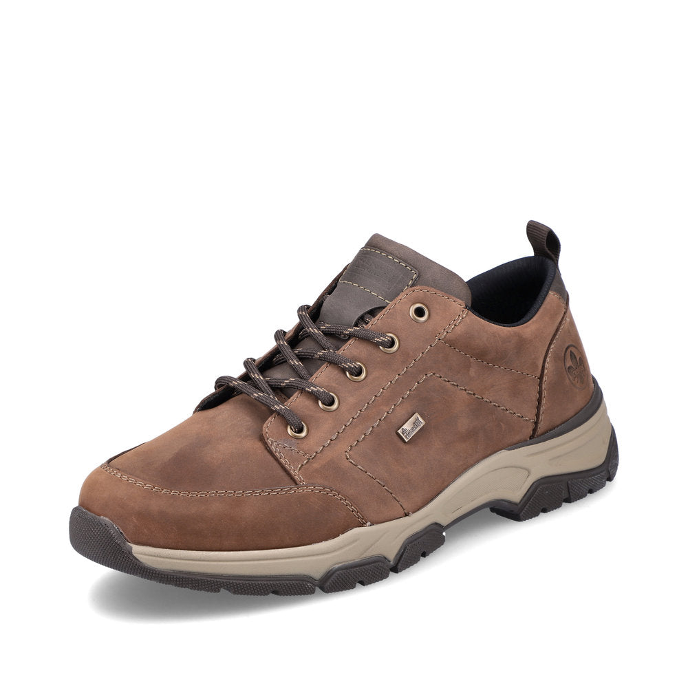 Rieker 11222-22 Tex Brown Lace Casual Shoes