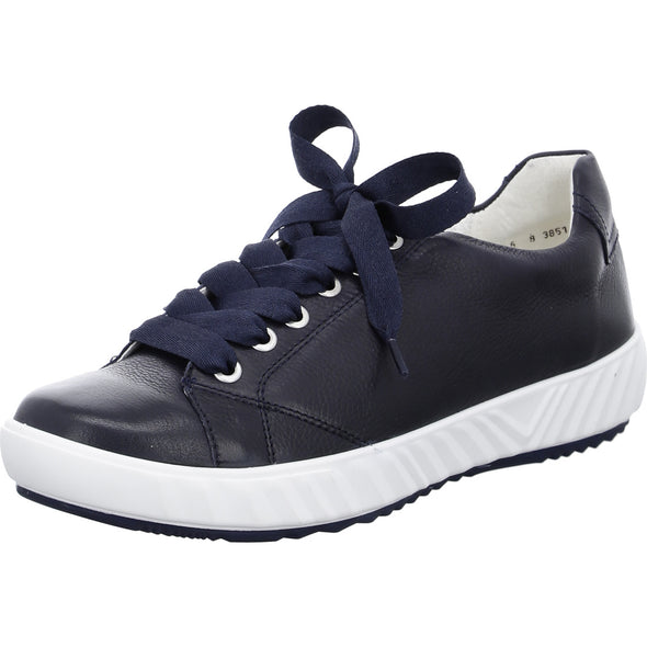 Ara 12-13640 02 H Fit Navy Blue Avio Lace Sneakers