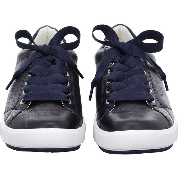 Ara 12-13640 02 H Fit Navy Blue Avio Lace Sneakers