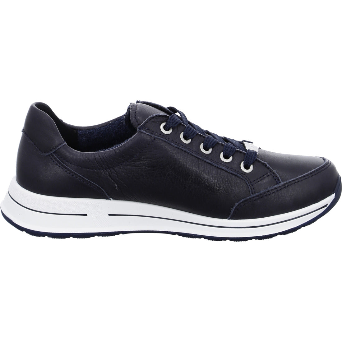 Ara 12-24801 02 Navy Blue H Fit Trainers with Zip