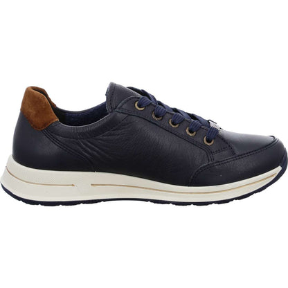 Ara 12-24801 22 Navy Blue H Fit Extra Wide Sneakers