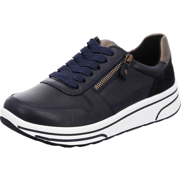 Ara 12-32440 15 Navy Blue Sapporo HighSoft Sneakers with Zip