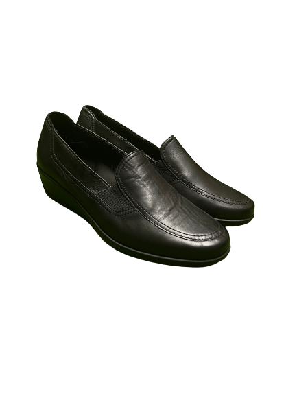 Ara 12-40625-01 Zurich Black Leather Loafers