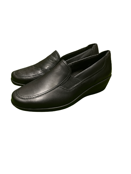 Ara 12-40625-01 Zurich Black Leather Loafers