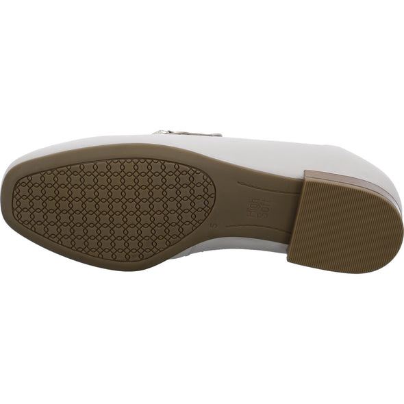 Ara 12-51203-09 Lyon Cream H Fit Loafers with Chain