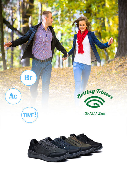 G Comfort R-1281LK Navy Blue Combi  Sneakers with Rolling Fitness