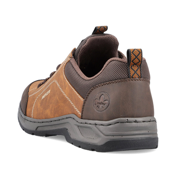 Rieker 14220-25 Brown & Black Combi Lace Sneakers