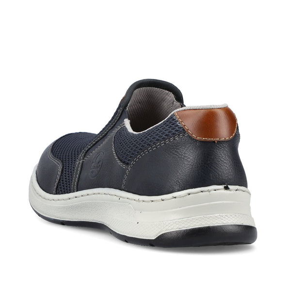 Rieker 14363-14 Navy Mesh Blue Slip On Shoes