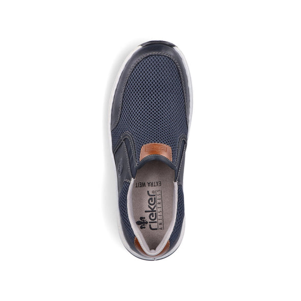 Rieker 14363-14 Navy Mesh Blue Slip On Shoes