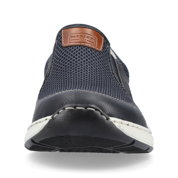 Rieker 14363-14 Navy Mesh Blue Slip On Shoes