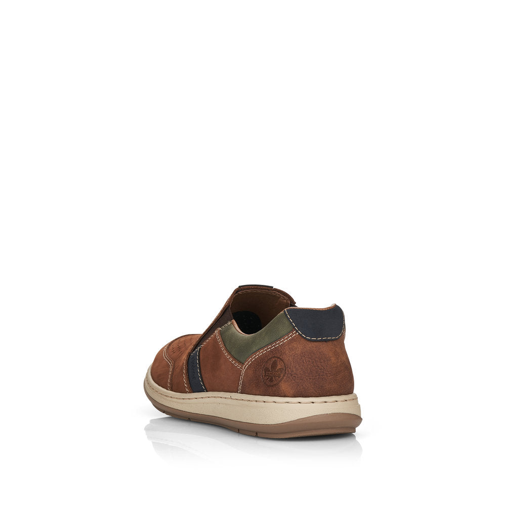 Rieker 17371-25 Tan Brown Slip On Shoes