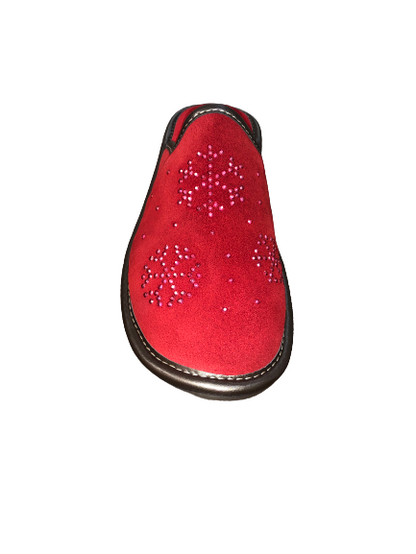 Nordikas 1747-O/8 Cherry Red Plush Slippers