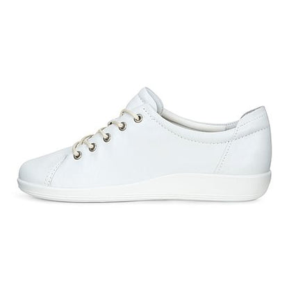Ecco 206503 01007 Soft 2.0 White Casual Shoe