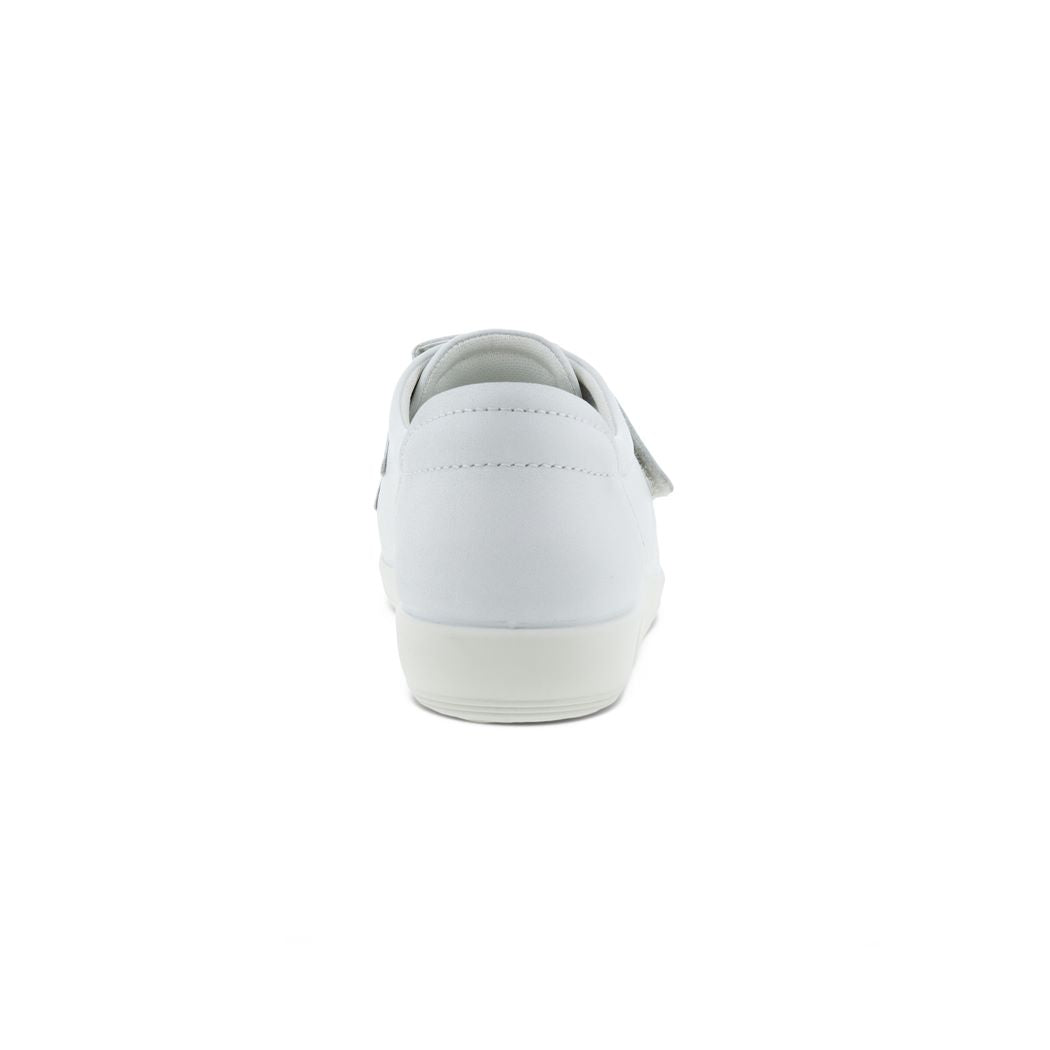 Ecco 206513 01002 Soft2.0 Bright White Velcro Casual Shoes