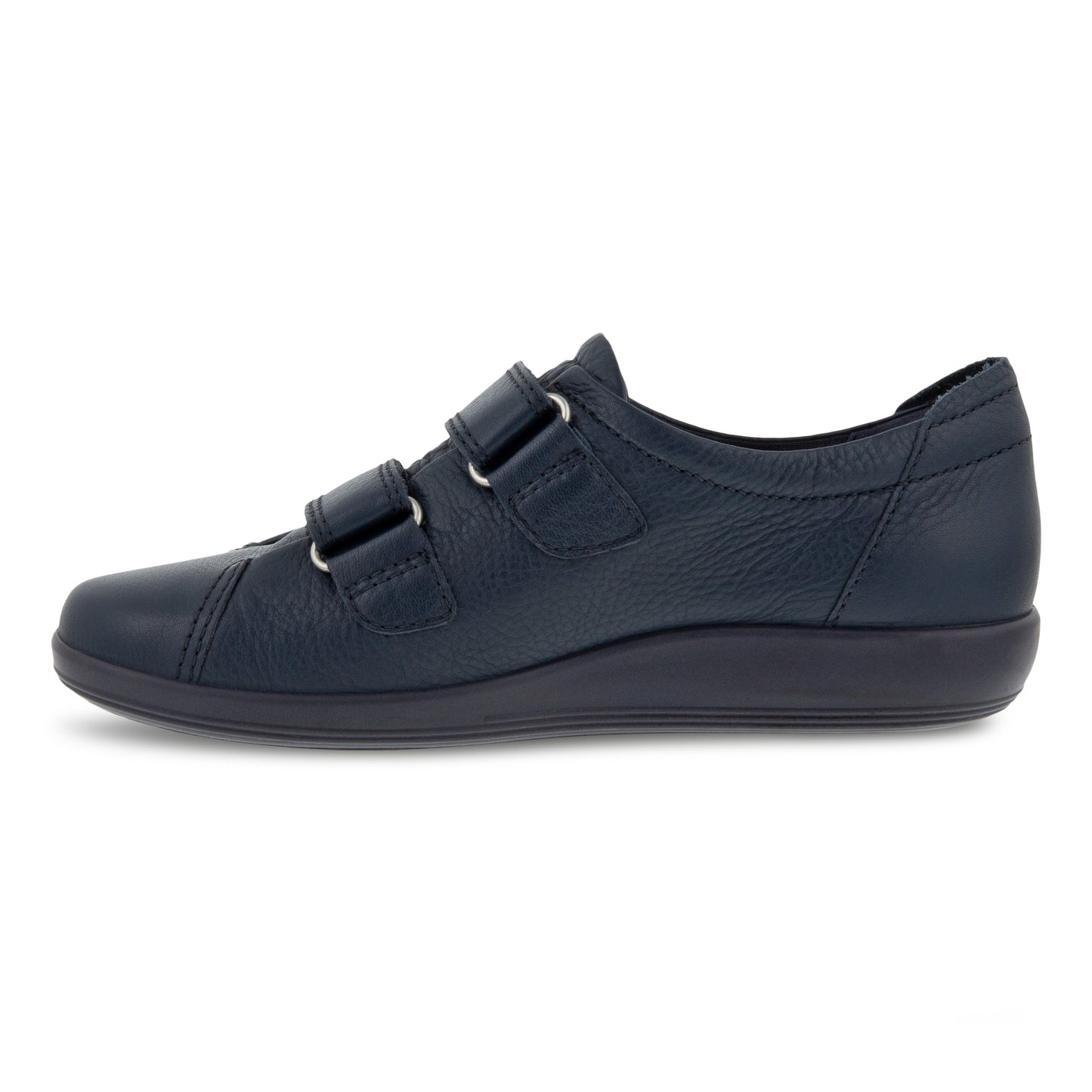 Ecco 206513 01038 Soft 2.0 Navy Marine Velcro Casual Shoes