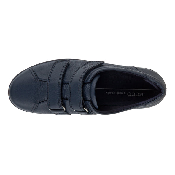Ecco 206513 01038 Soft 2.0 Navy Marine Velcro Casual Shoes