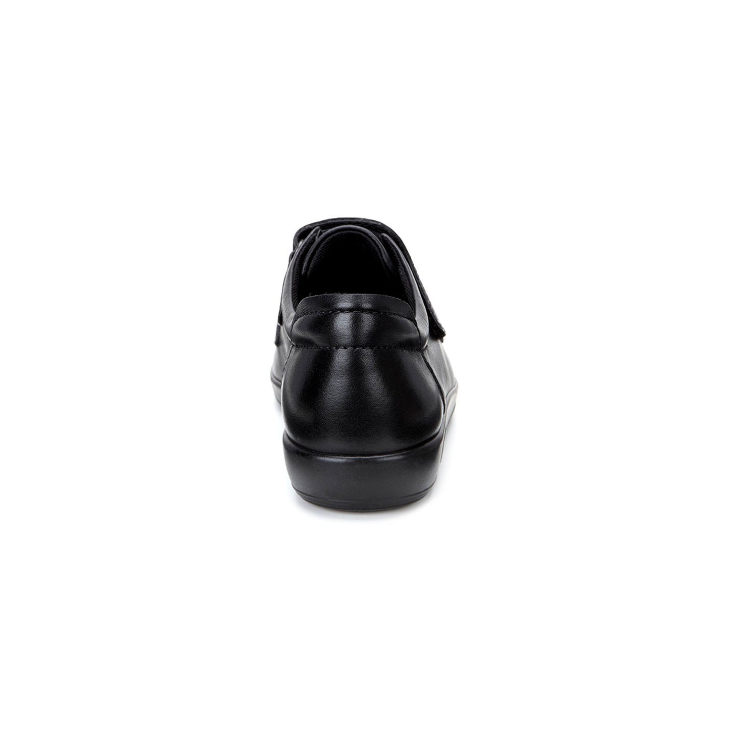 Ecco 206513 56723 Soft 2.0 Black Velcro Casual Shoes with Black Sole