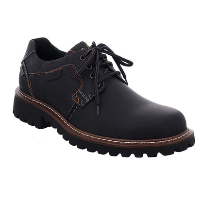 Josef Seibel 21506 JE86 600 Chance 08 Black Crazy Horse Combi Lace Shoes with TopDry Tex