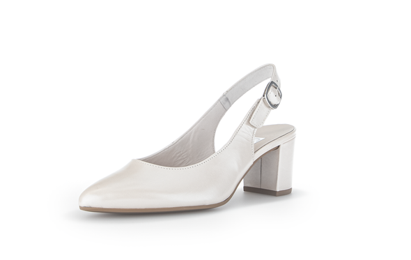 Gabor 21.540.60 Off White Slingback Heels