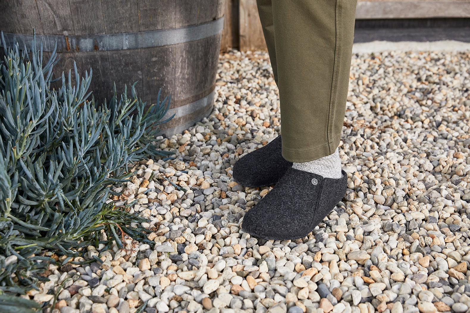 Birkenstock 1014938 Zermatt Anthracite Wool Felt Slippers – The