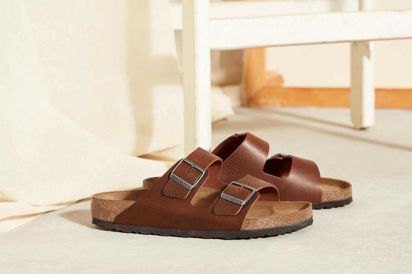 Birkenstock 1018626 Arizona BS Vintage Wood Roast 2 Strap Sandals